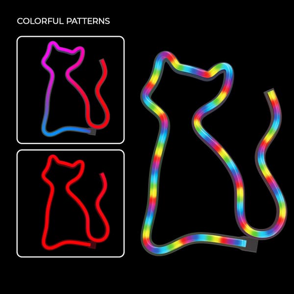 Neon LED RGB CAT FLRN03 + RC Forever Light