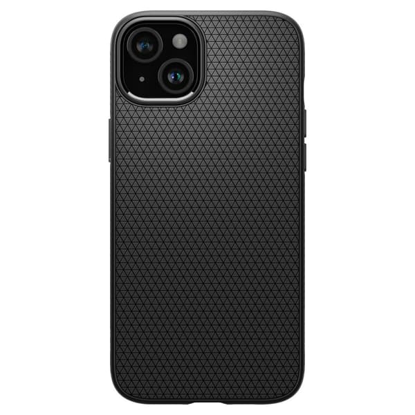 Spigen Liquid Air fodral för iPhone 15 Plus matt svart