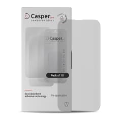 Casper Pro Härdat Glas för iPhone 14 Pro (10-pack) (Matt) röd