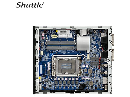 Shuttle XPC slim DH770 Mini PC Barebones svart svart