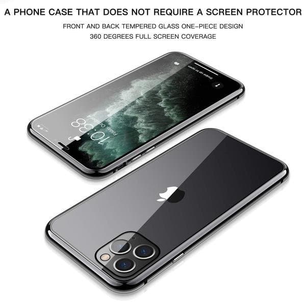 Magnetfodral för din iPhone 11 med häradt glas