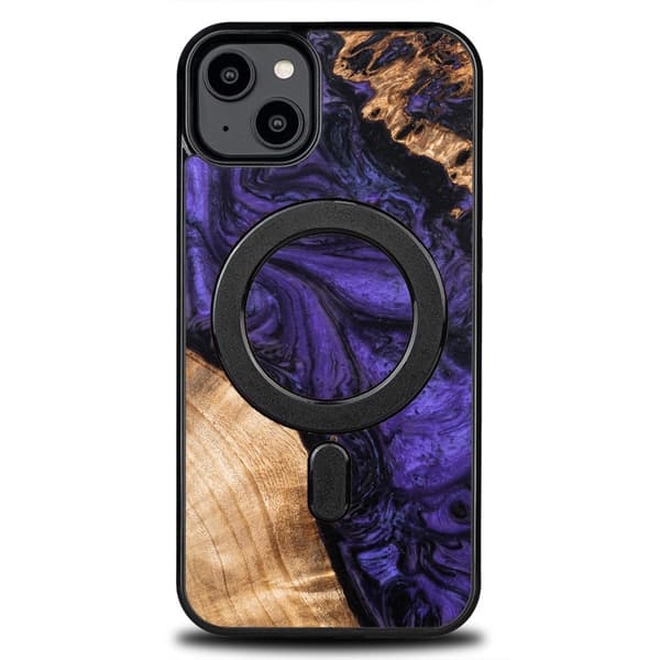 Bewood Unique Case for iPhone 15 Plus 6.7\" Violet with MagSafe