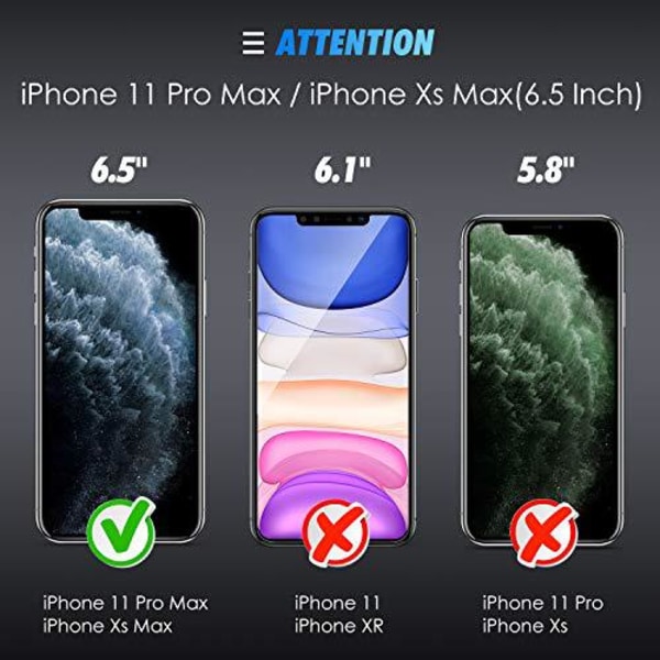 Top kvalitet hädat glas för iphone 11 pro max