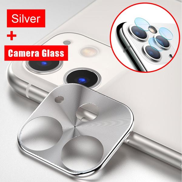 Full  kameraskydd för IPhone 11 silver Silver