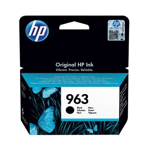HP 963 svart 1000 sidor bläck 3JA26AE