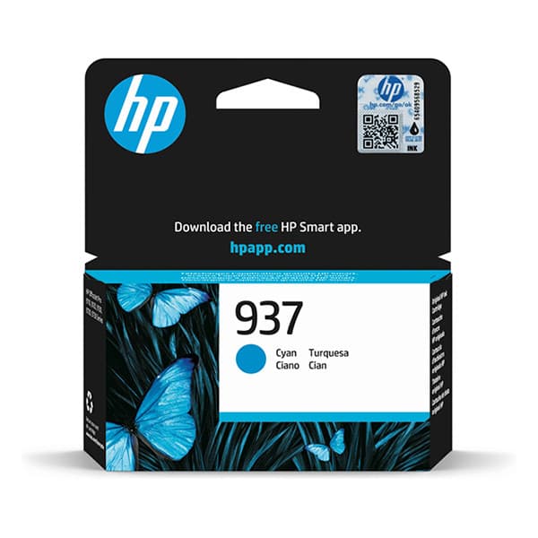HP 937 Cyan 800 sidor bläck