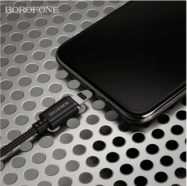BU1 magnetisk USB-kabel för iPhone svart