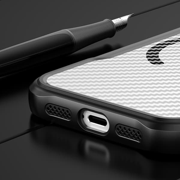 Defender Carbon Mag-skal för iPhone 17 Pro Max 6,9\" svart