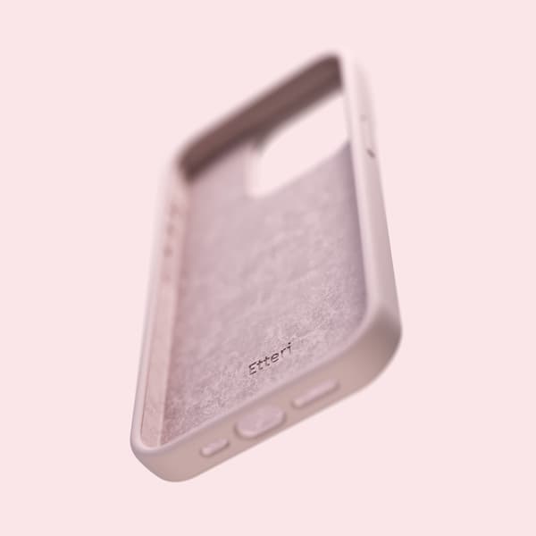 Etteri Silicone Case for iPhone 14 6.1\" Light Pink