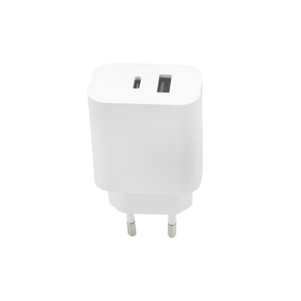 Maxlife MXTC-06 PD QC laddare 1x USB-C 1x USB 30W vit vit