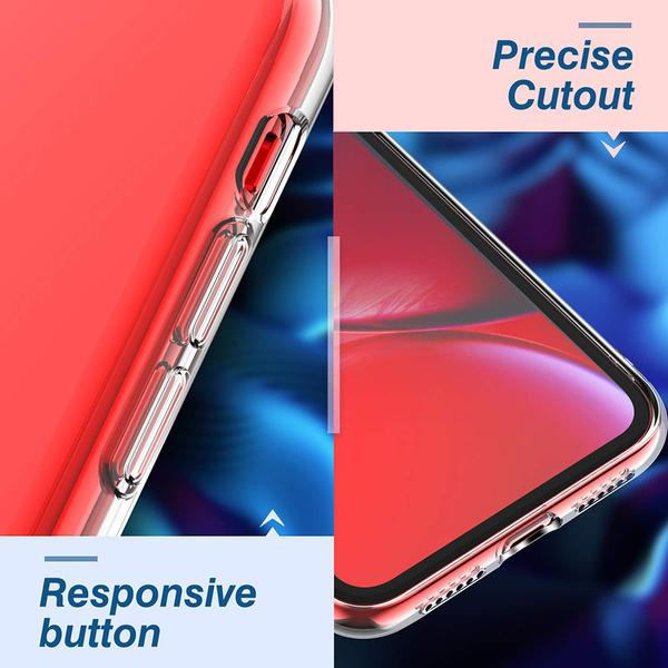 Genomskinligt silikon fodral för iphone 11 Transparent