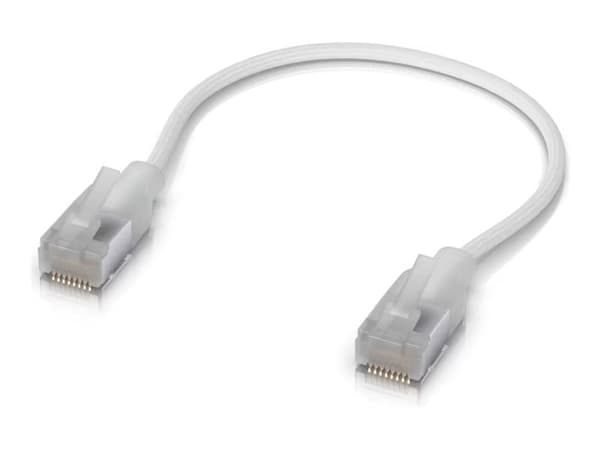Ubiquiti UniFi CAT 6a Afskärmet 15cm Patchkabel vit