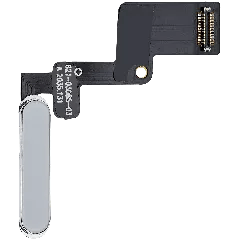 Strömknappsflex för iPad 10 (2022) / iPad 11 (2025) (Eftermarknad Plus) (Silver)