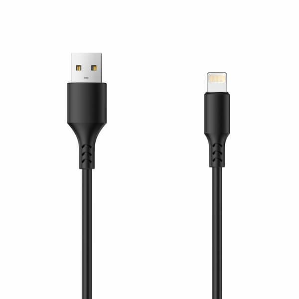 Setty kabel USB - Lightning 3,0 m 2A svart NY svart