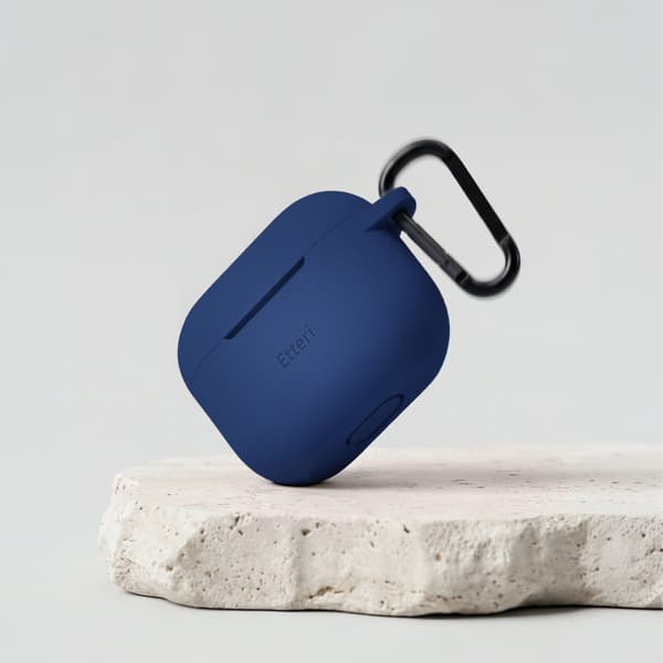 Etteri silikonfodral för AirPods 3 mörkblå blå
