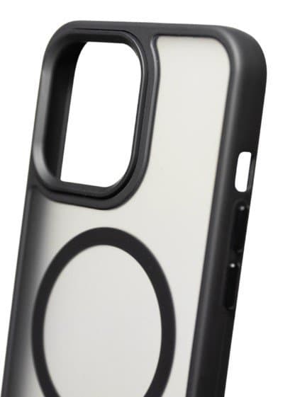 MagSafe silikonskal för iPhone 16 svart