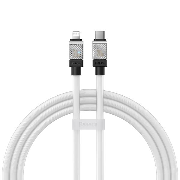 Baseus kabel CoolPlay USB-C - Lightning 2m 20W vit