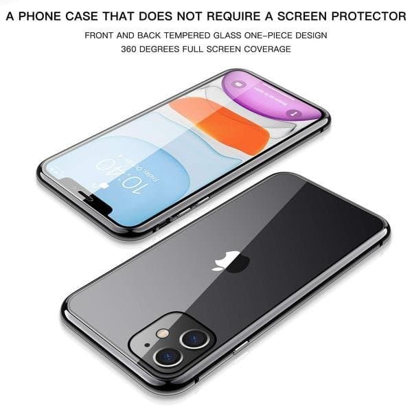 Magnetfodral för din iPhone 11 med häradt glas