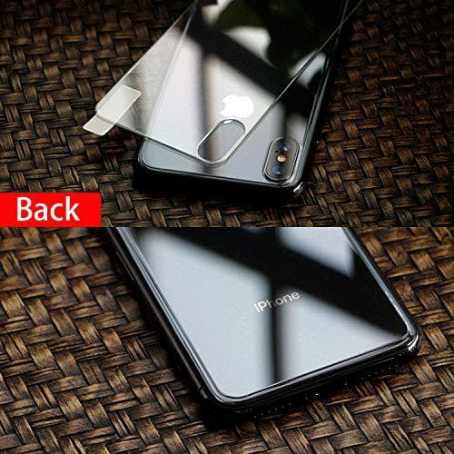 Top kvalitet hädat glas för iphone Xr och back