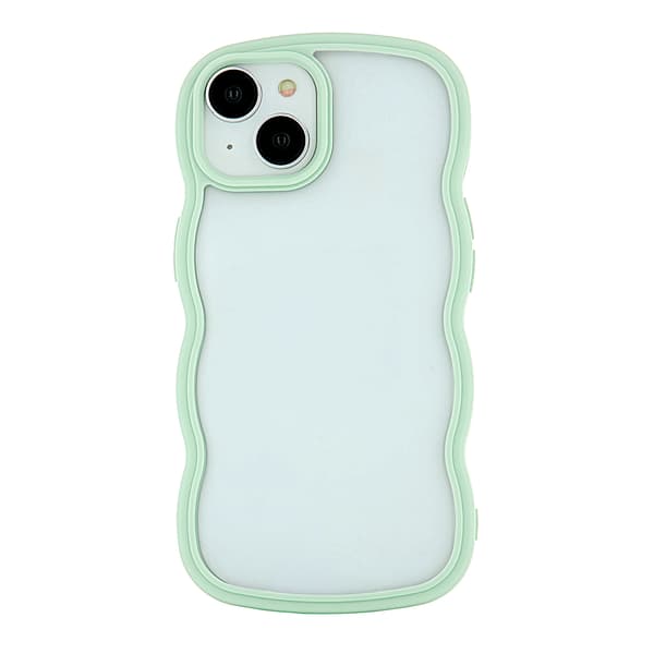 Wave-skal för iPhone 15 6,1\" grön