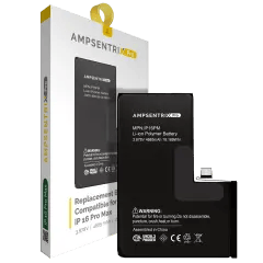 Ersättningsbatteri för iPhone 16 Pro Max (AmpSentrix Pro)