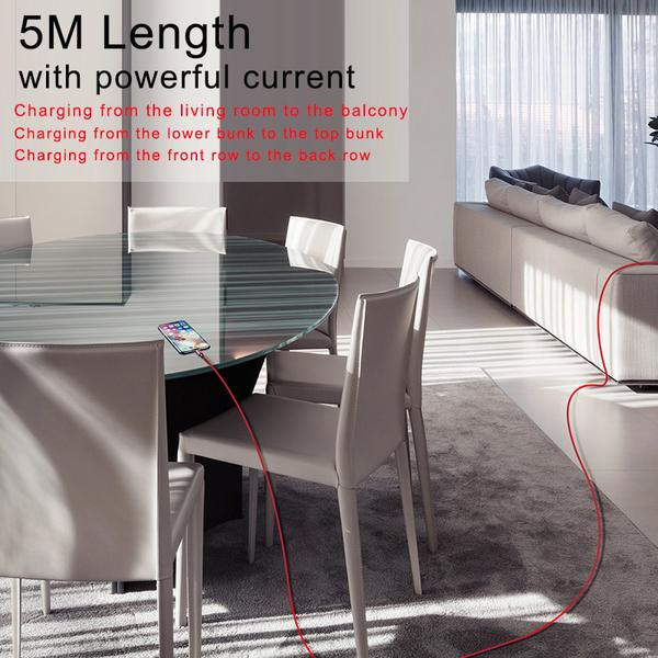 Extra lång  3M iphone  baseus kabel