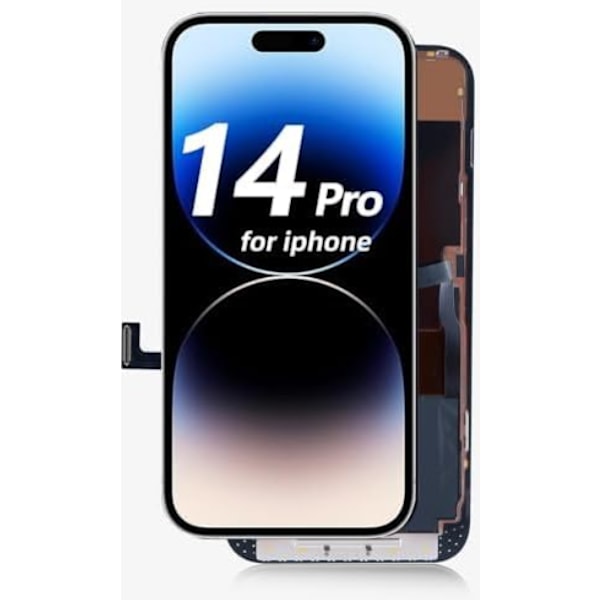 ersättnings skärm för iphone 14  pro TC FHD svart
