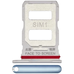 SIM-kortsfack för Xiaomi 12T / 12T Pro (blå) blå
