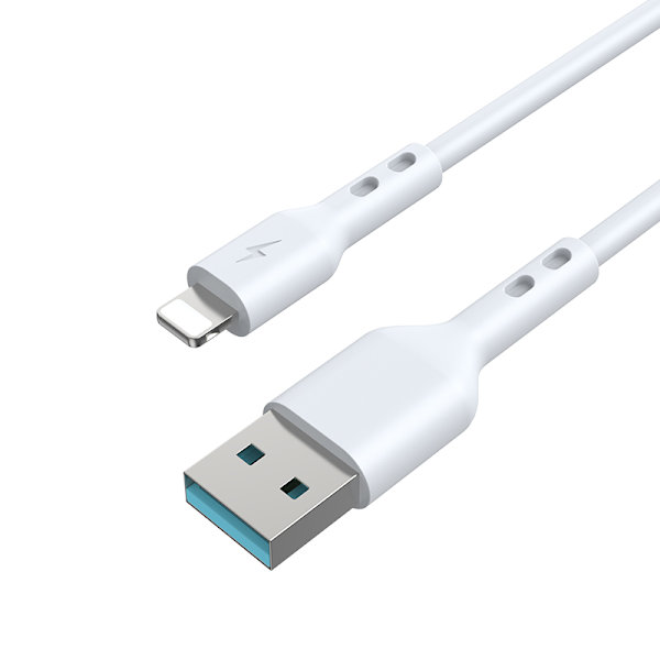 BWOO-kabel USB - Lightning 2m 3A vit