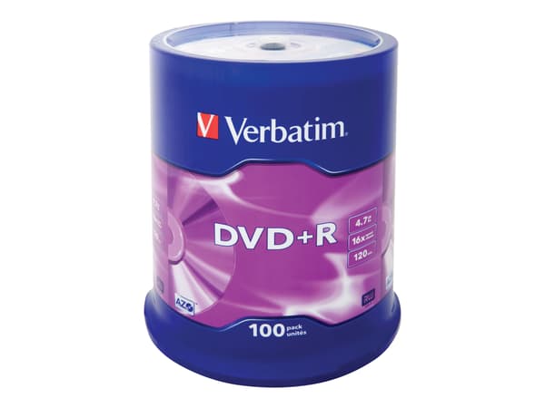 Verbatim 100x DVD+R 4.7GB
