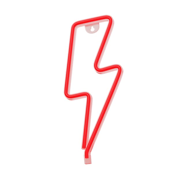 Neon LED-ljus BOLT röd fladdermus + USB FLNE06 Forever Light