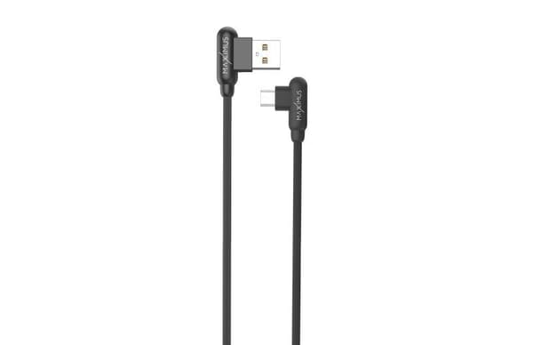 kabel MX CORNER FAST CHARGE MICRO USB 2 4A / 1M / svart VINKLAD