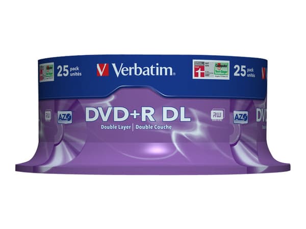 Verbatim 25x DVD+R DL 8.5GB