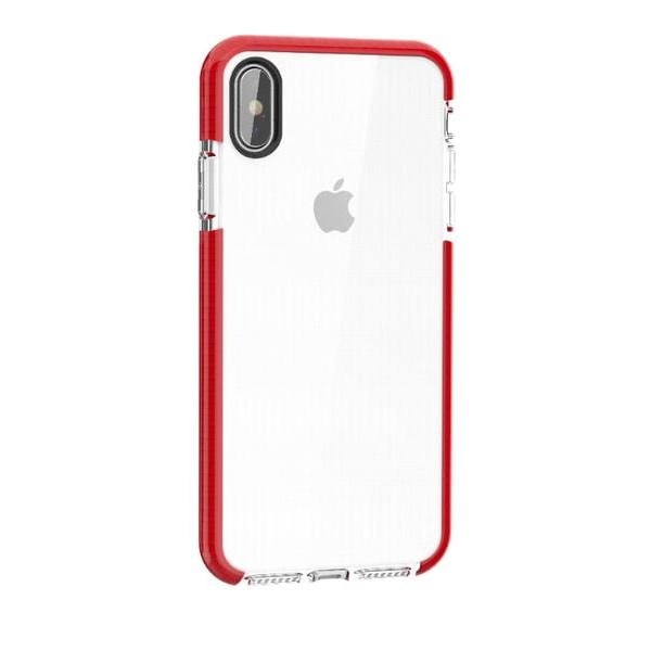 Hög genomskinlighet TPU + D30 fodral för iPhone Xs max
