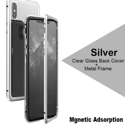 magnetisk glas bakfodra för iPhone Xs max