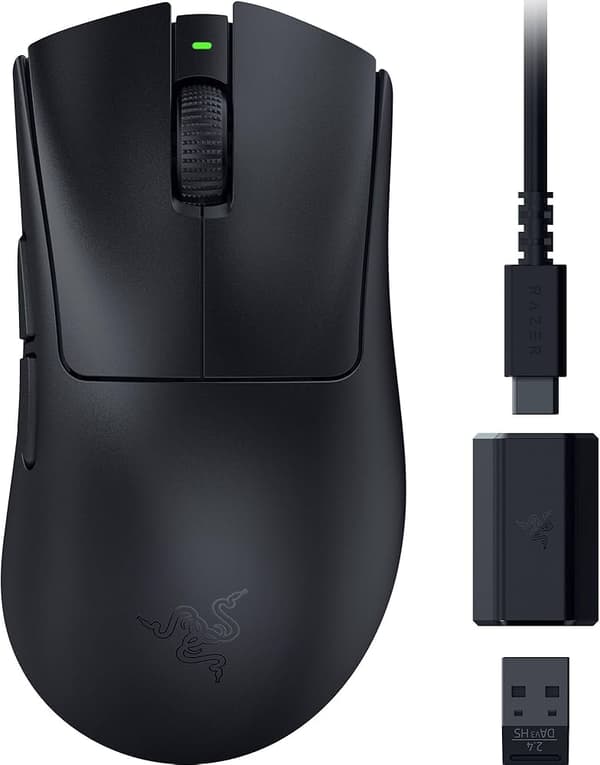 Razer DeathAdder V3 Optisk Kabling svart