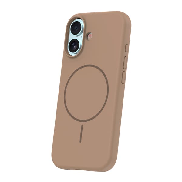 Silikon tunt Mag-skal för iPhone 17 / 18 brun brun