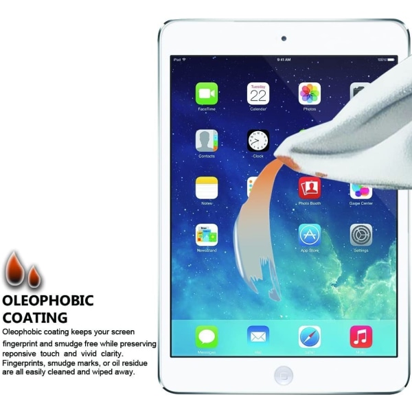 [2-pack] iPad Air / Air 2 / Pro / Ny iPad 9.7 skärmskydd|2,5D