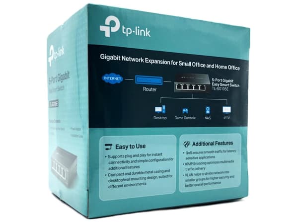 TP-Link Easy Smart TL-SG105E Switch 5-porte Gigabit