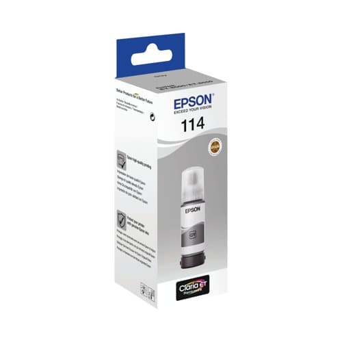 Epson EcoTank 114 Grå 2300 sidor Bläkrefill C13T07B540