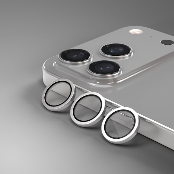 Kamerlinsskydd för iPhone 17 Pro/Max Grå
