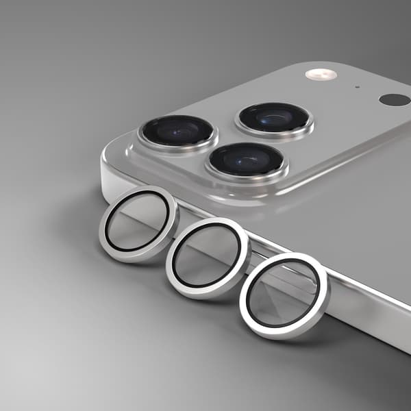 Kamerlinsskydd för iPhone 17 Pro/Max Grå grå