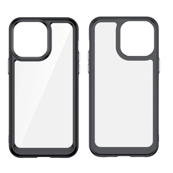 Panzer silikonskal för iPhone 16 Plus, svart