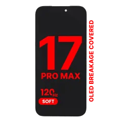 OLED-enhet kompatibel med iPhone 17 Pro Max (Eftermarknad Pro: XO7 Soft) (120HZ)