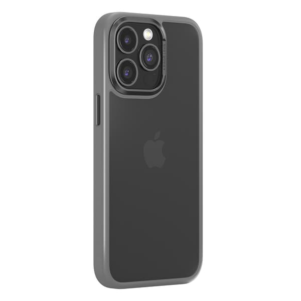 Comma fodral Joy Elegant för iPhone 15 Plus grå transparent