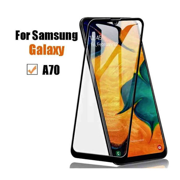 Heltäckande Härdadglas 10 D för Samsung A70