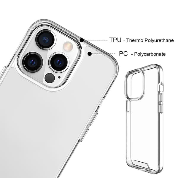 Hybrid Crystal Case for iPhone X / XS Transparent