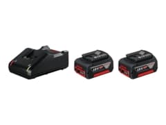 Bosch Starter Set 2 x GBA 18V 4.0Ah + GAL 18V-40 Professional Adapter 14.4 - 18V