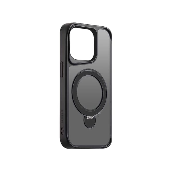 Etteri Matt Mag Ring Case for iPhone 15 Pro 6.1\" Black