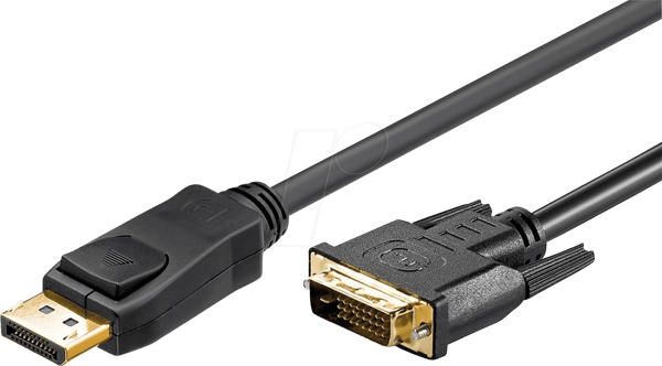 Goobay DisplayPort > DVI-D 1.2 2m Black